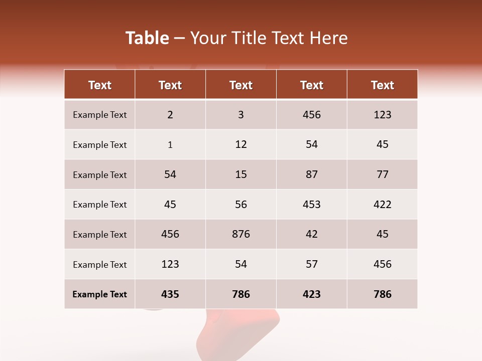 Human Out Time View PowerPoint Template
