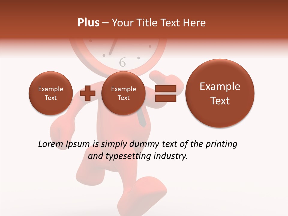 Human Out Time View PowerPoint Template