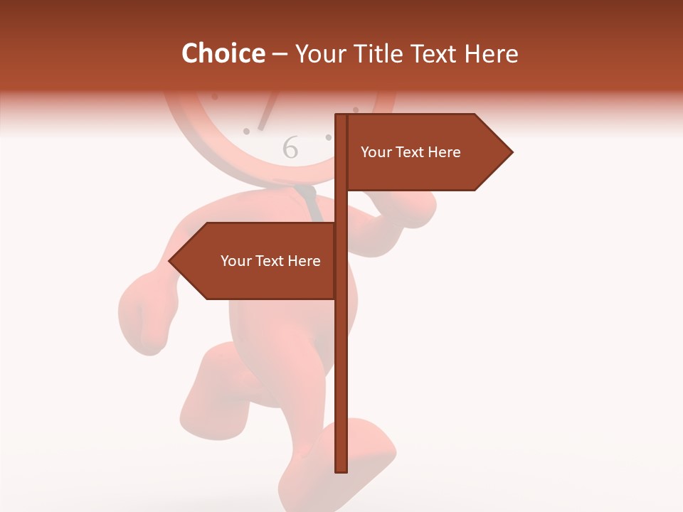 Human Out Time View PowerPoint Template