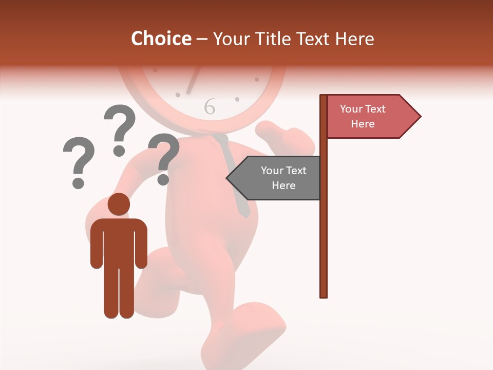 Human Out Time View PowerPoint Template