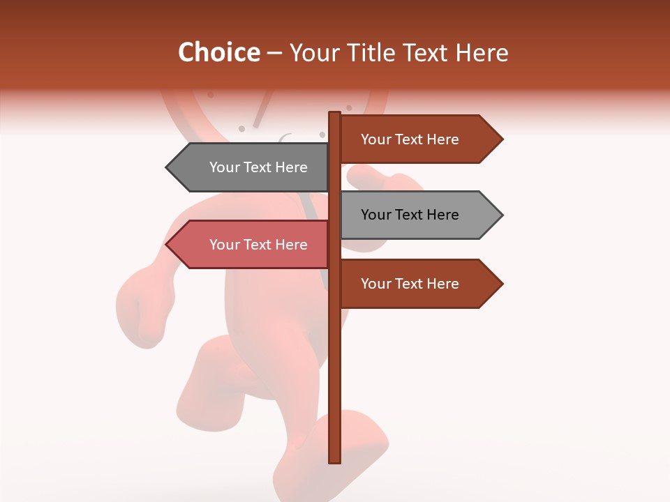 Human Out Time View PowerPoint Template