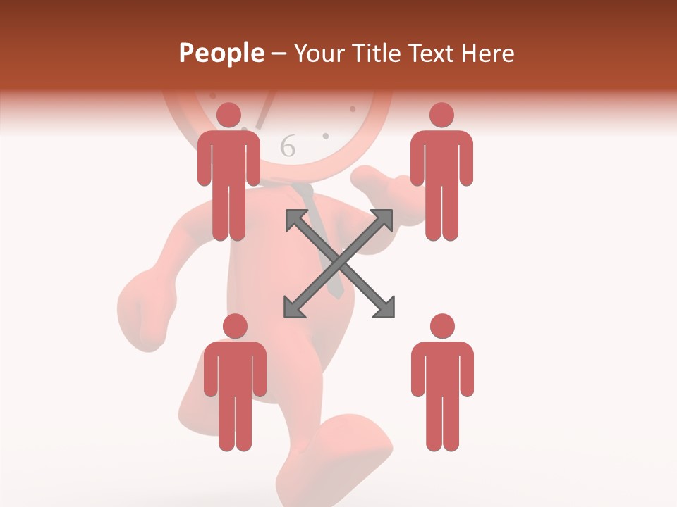 Human Out Time View PowerPoint Template