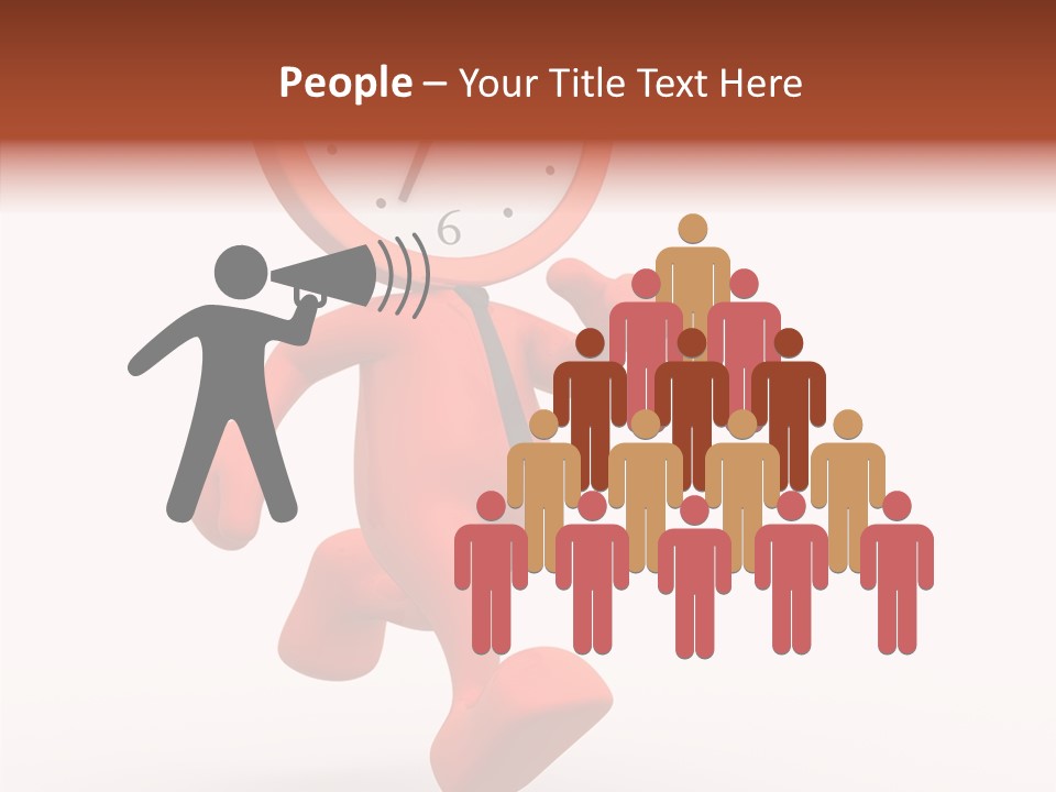 Human Out Time View PowerPoint Template