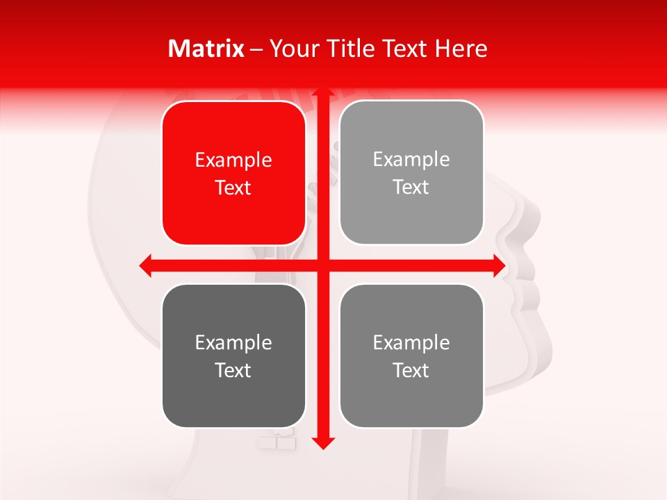 Thoughtful Contrast Idea PowerPoint Template