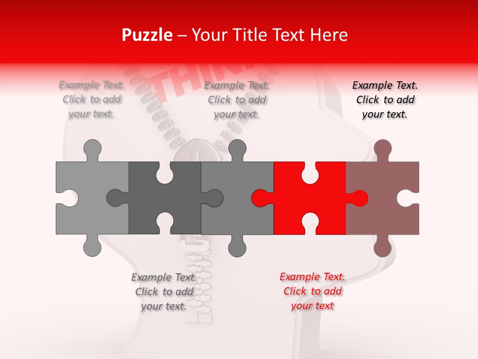 Thoughtful Contrast Idea PowerPoint Template