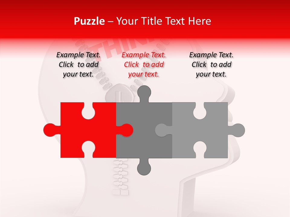 Thoughtful Contrast Idea PowerPoint Template