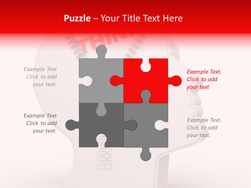 Thoughtful Contrast Idea PowerPoint Template