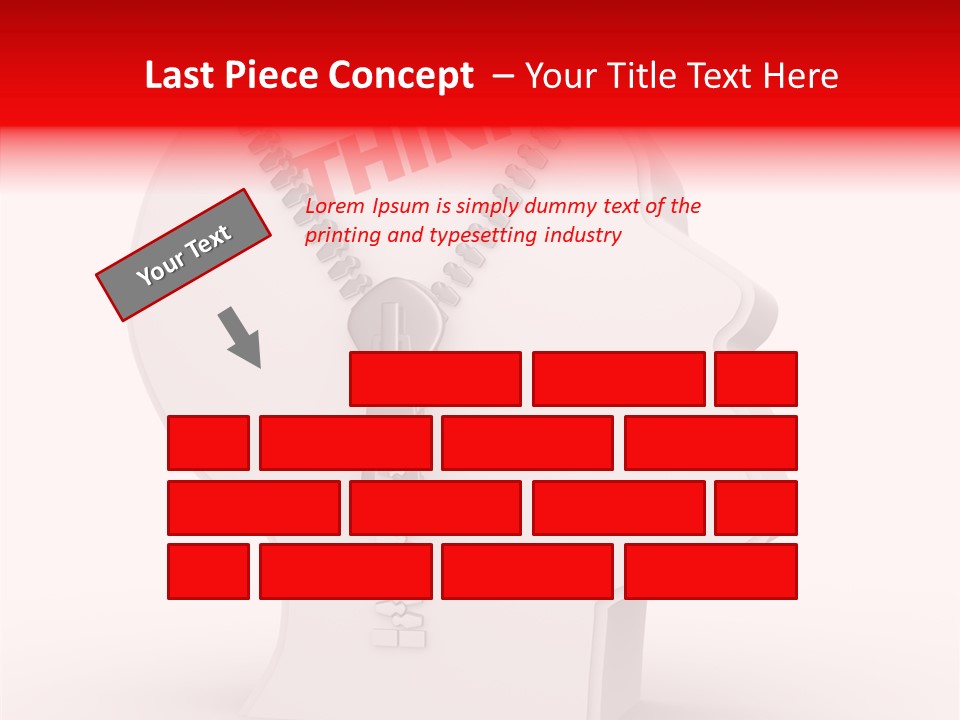 Thoughtful Contrast Idea PowerPoint Template