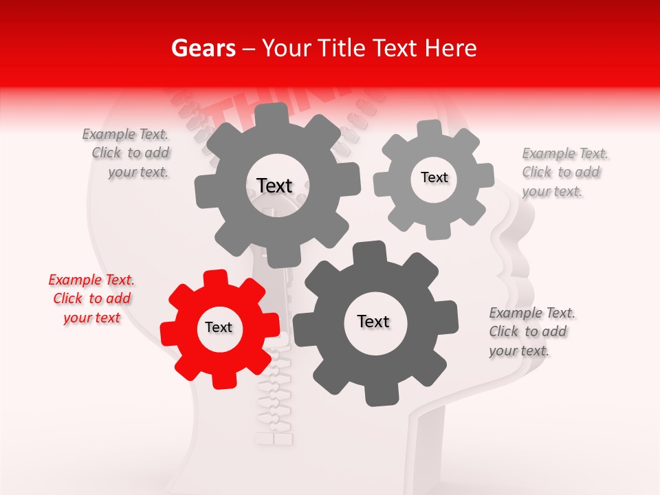 Thoughtful Contrast Idea PowerPoint Template