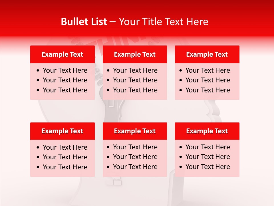 Thoughtful Contrast Idea PowerPoint Template