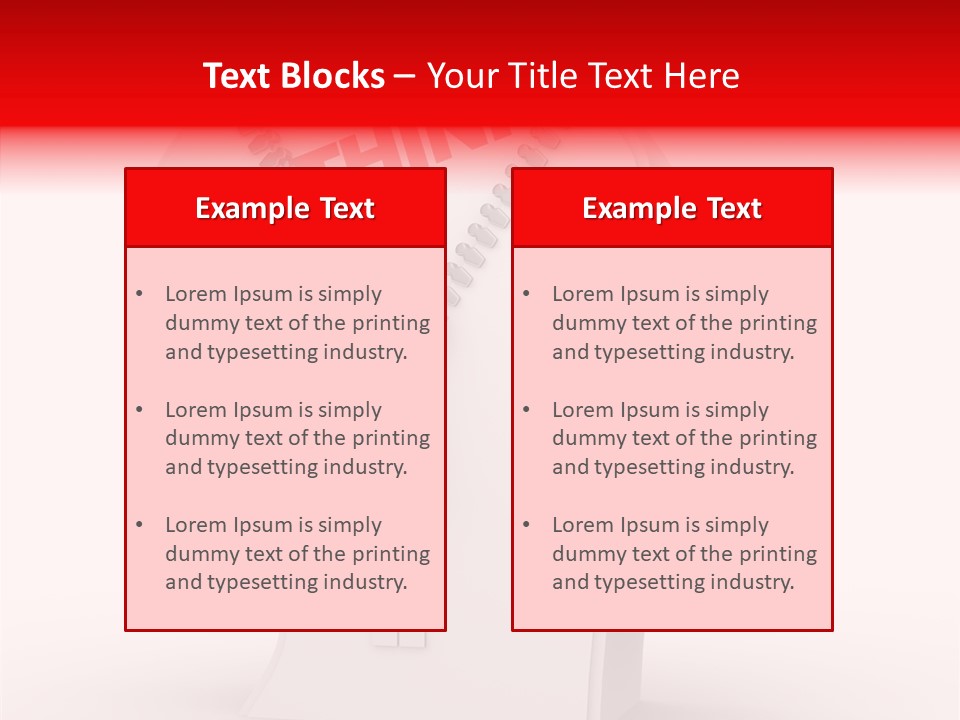 Thoughtful Contrast Idea PowerPoint Template
