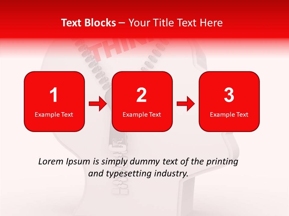 Thoughtful Contrast Idea PowerPoint Template
