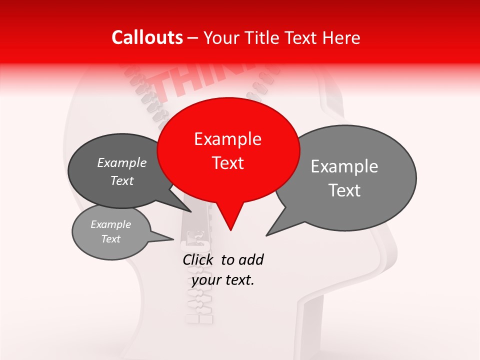 Thoughtful Contrast Idea PowerPoint Template