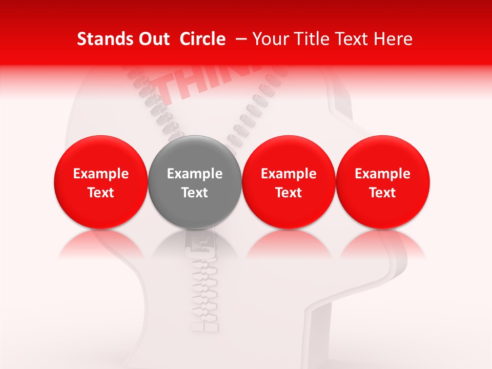 Thoughtful Contrast Idea PowerPoint Template