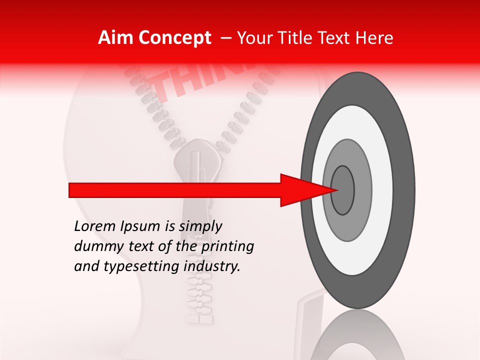 Thoughtful Contrast Idea PowerPoint Template