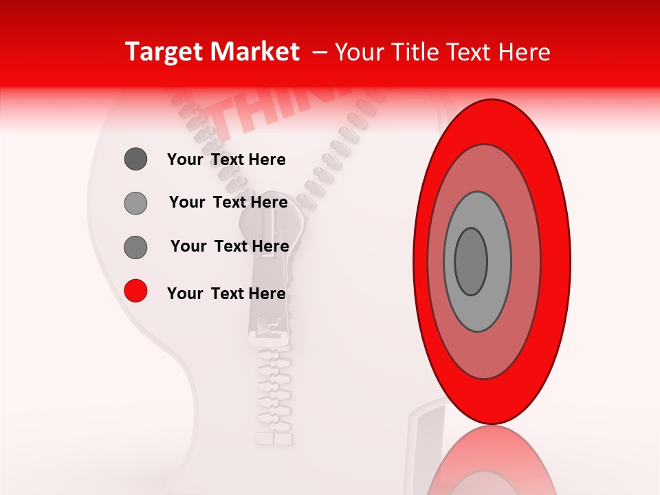 Thoughtful Contrast Idea PowerPoint Template