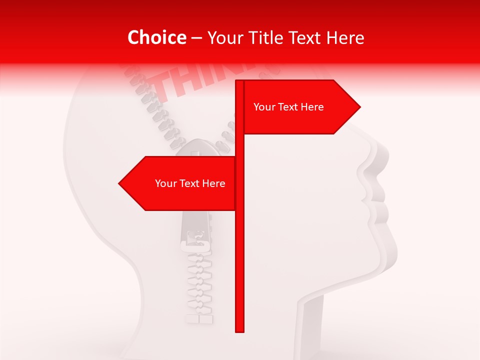 Thoughtful Contrast Idea PowerPoint Template