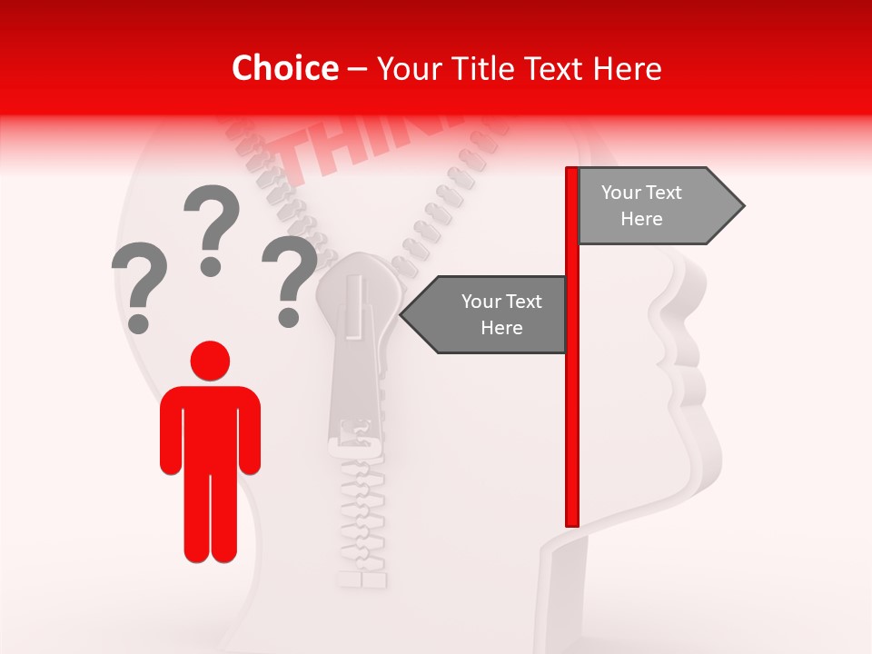 Thoughtful Contrast Idea PowerPoint Template