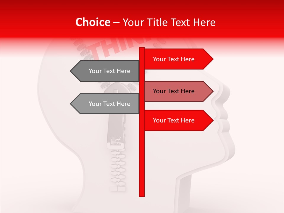 Thoughtful Contrast Idea PowerPoint Template