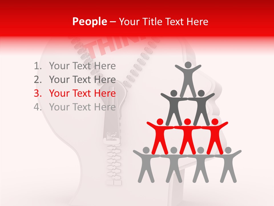 Thoughtful Contrast Idea PowerPoint Template