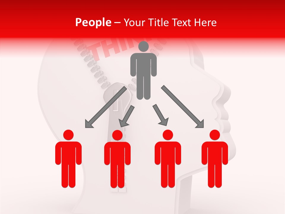 Thoughtful Contrast Idea PowerPoint Template