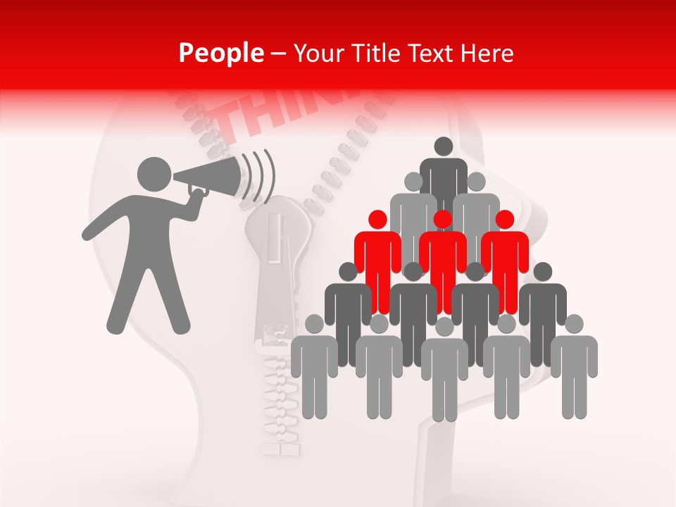 Thoughtful Contrast Idea PowerPoint Template