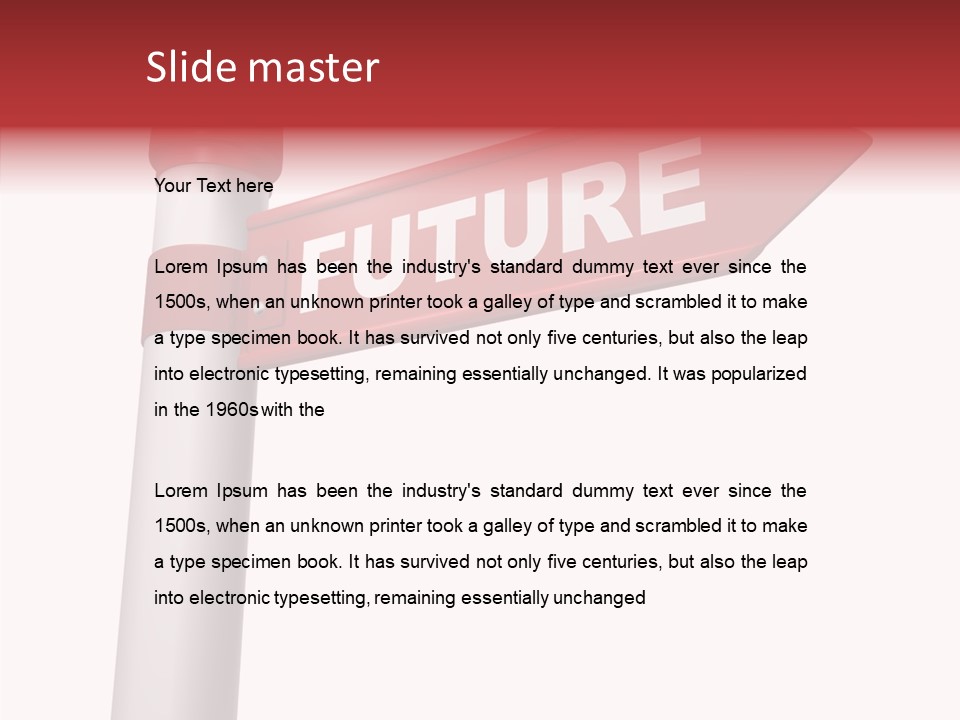 Choose Dream Information PowerPoint Template