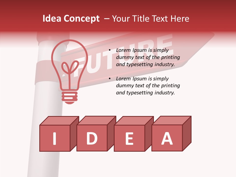 Choose Dream Information PowerPoint Template