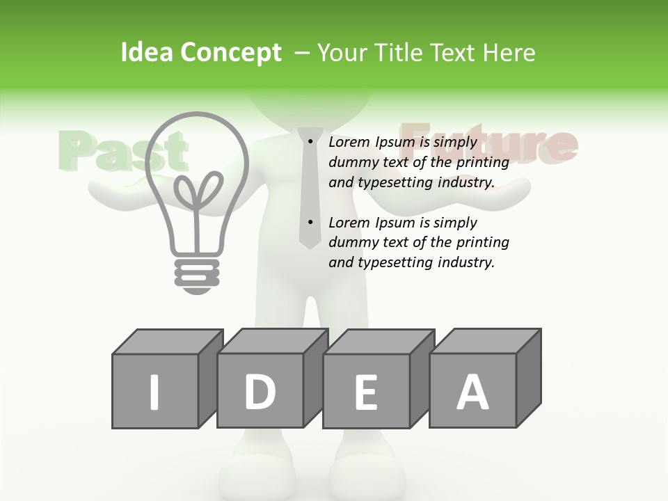 Icon Future Past PowerPoint Template