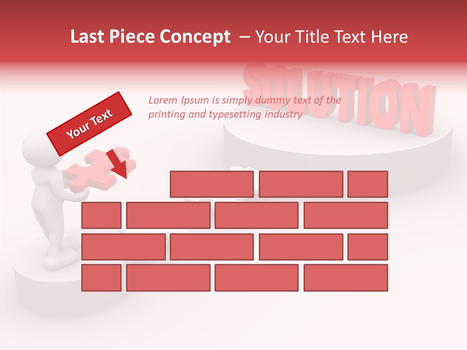Guy Person Bridge PowerPoint Template