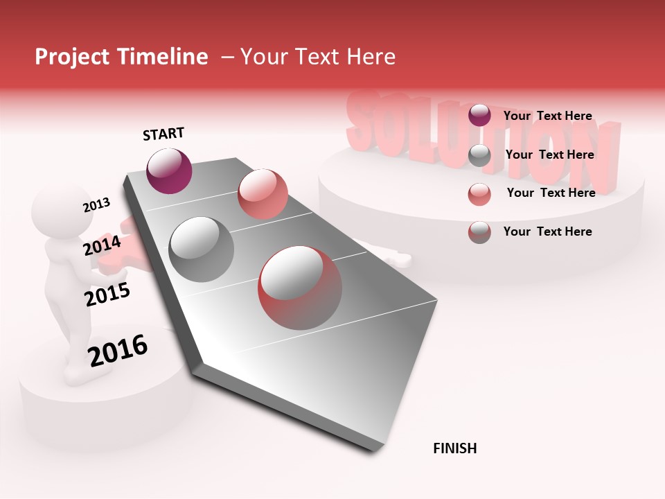 Guy Person Bridge PowerPoint Template