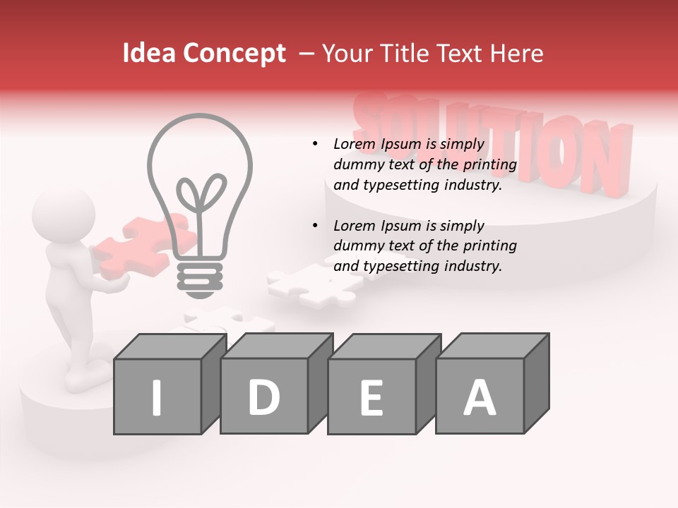 Guy Person Bridge PowerPoint Template