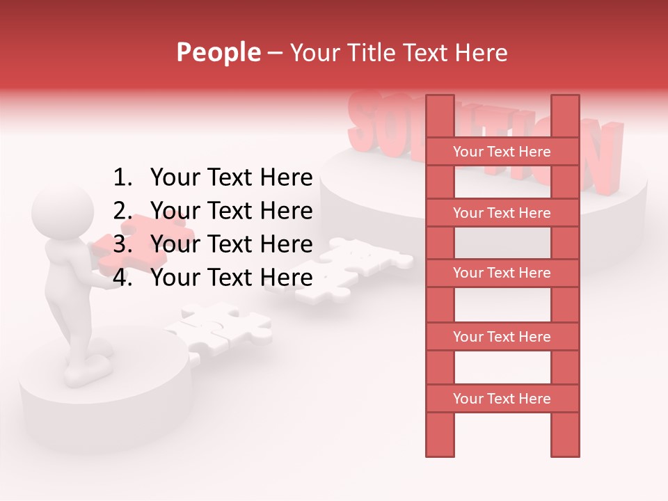 Guy Person Bridge PowerPoint Template