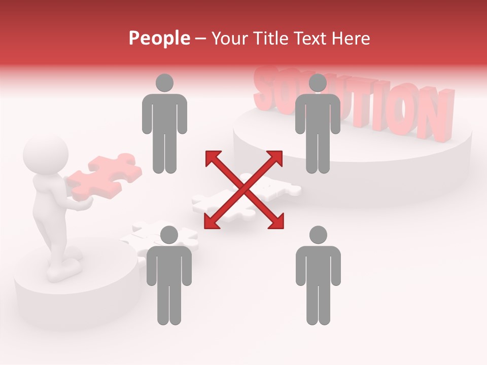 Guy Person Bridge PowerPoint Template