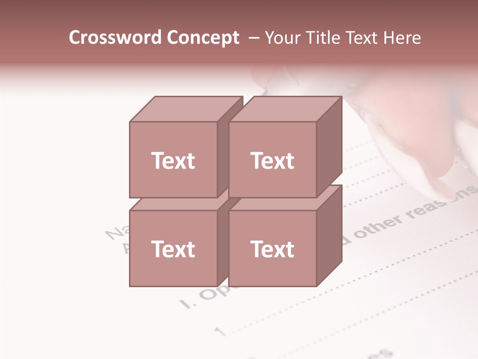 Data Form Occupation PowerPoint Template