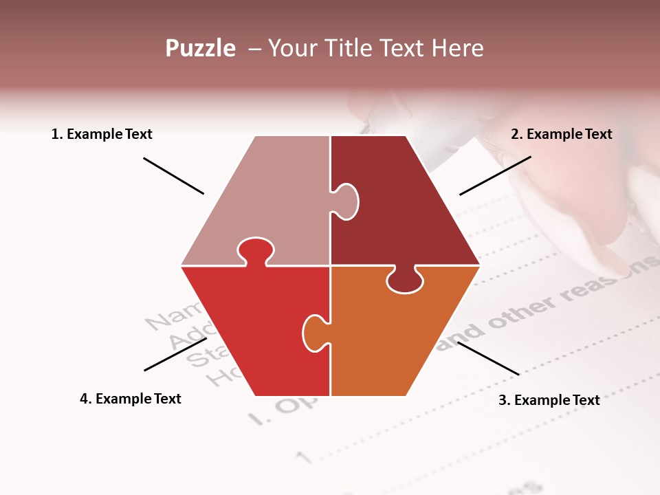Data Form Occupation PowerPoint Template
