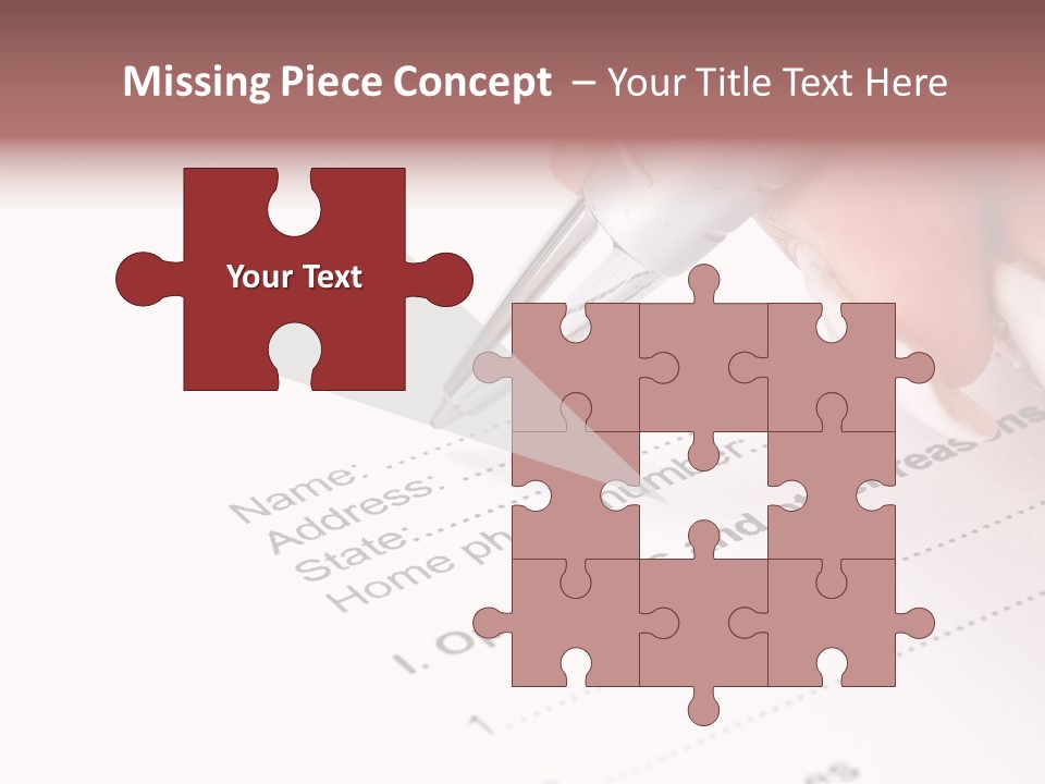 Data Form Occupation PowerPoint Template