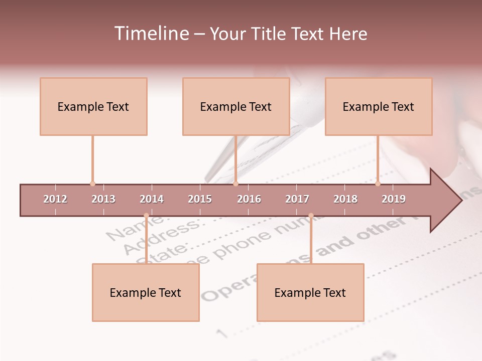 Data Form Occupation PowerPoint Template