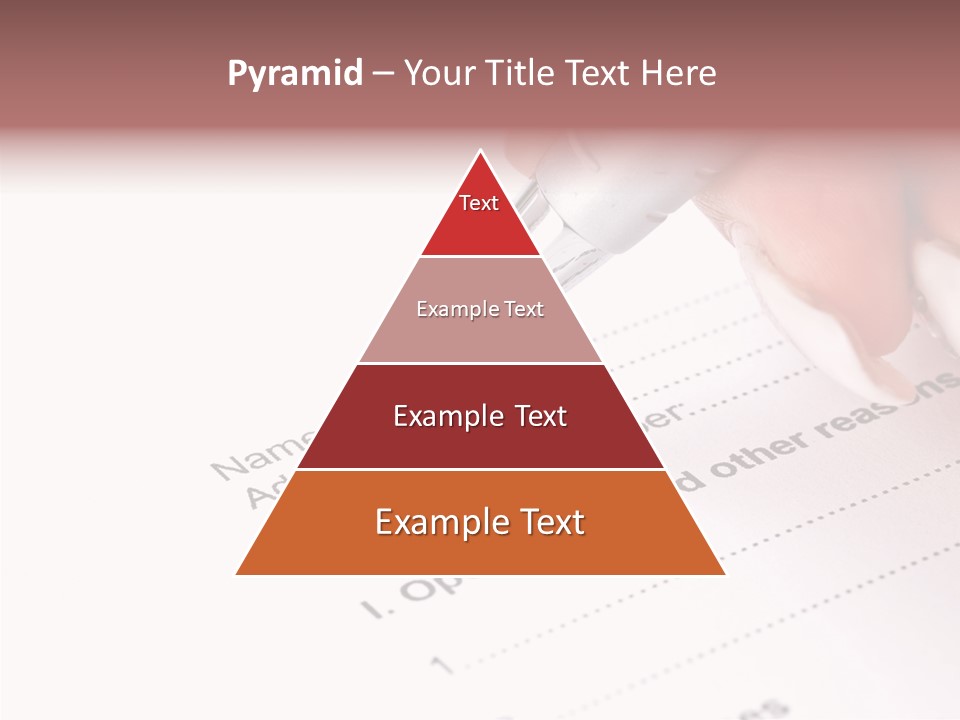 Data Form Occupation PowerPoint Template