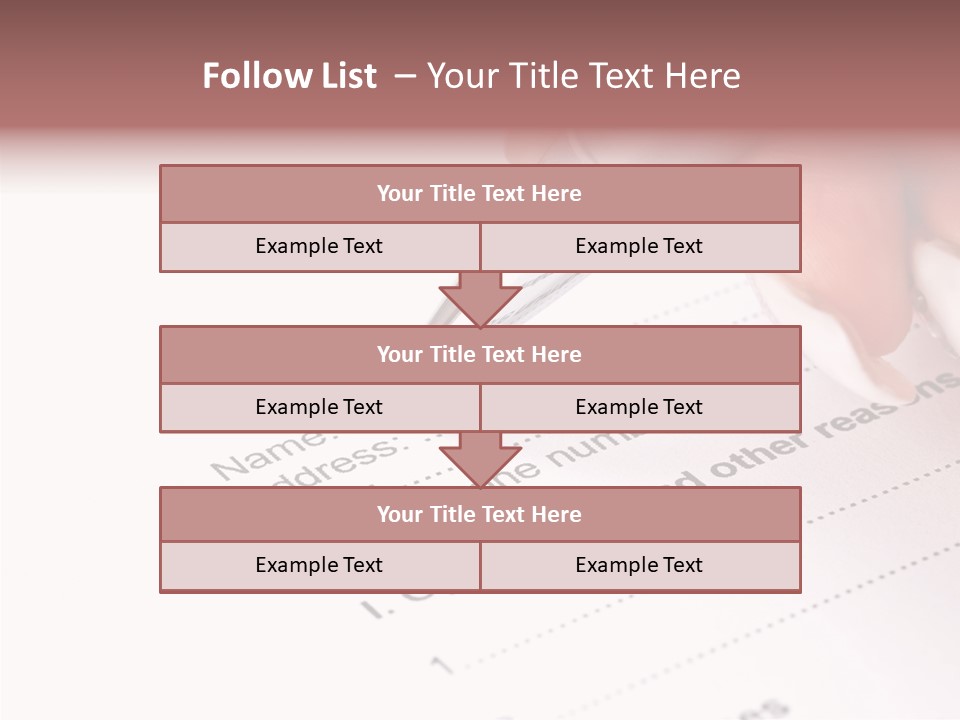Data Form Occupation PowerPoint Template