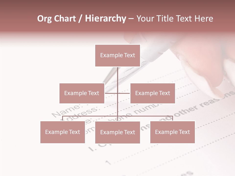 Data Form Occupation PowerPoint Template
