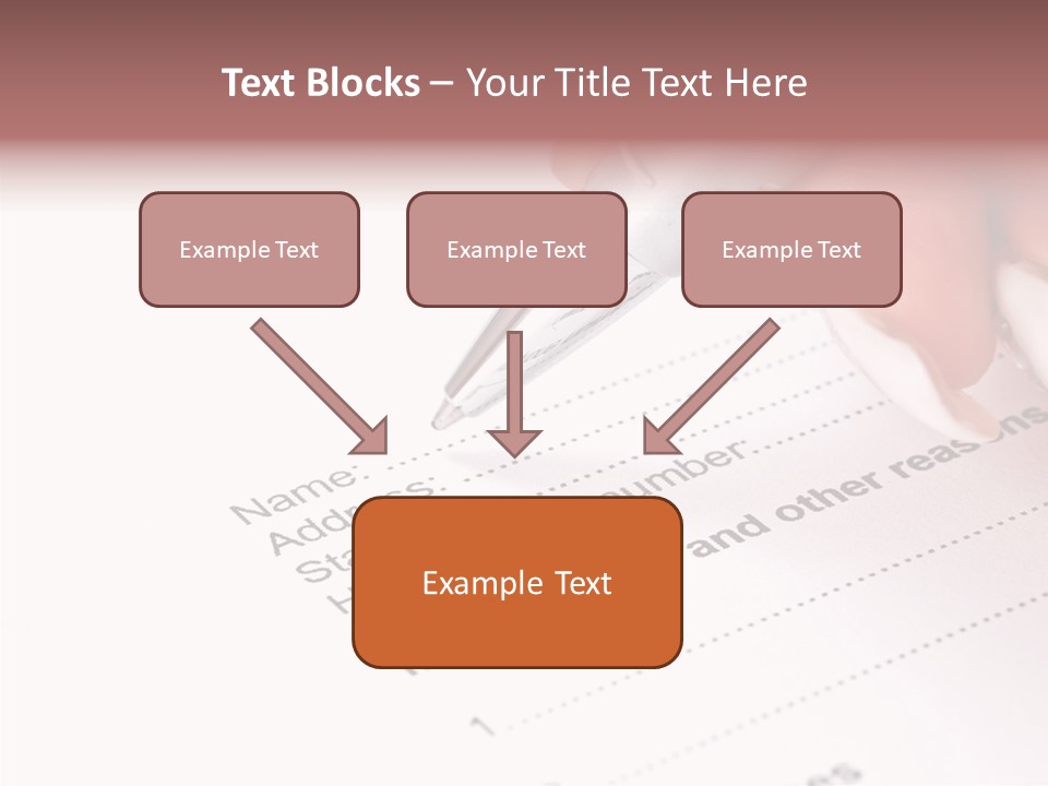 Data Form Occupation PowerPoint Template