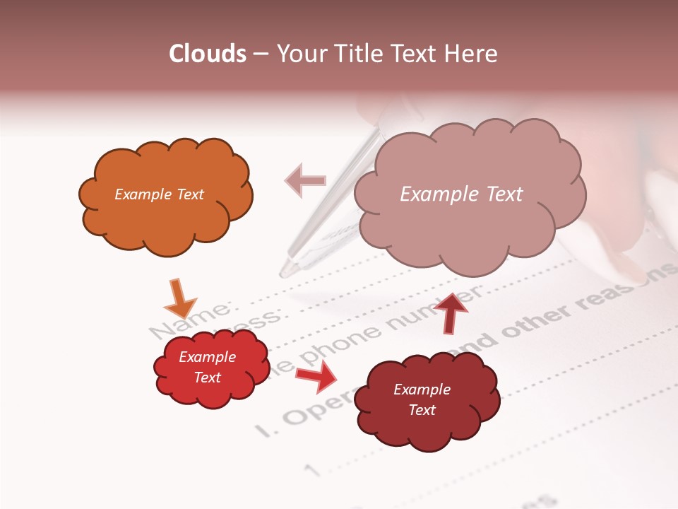 Data Form Occupation PowerPoint Template
