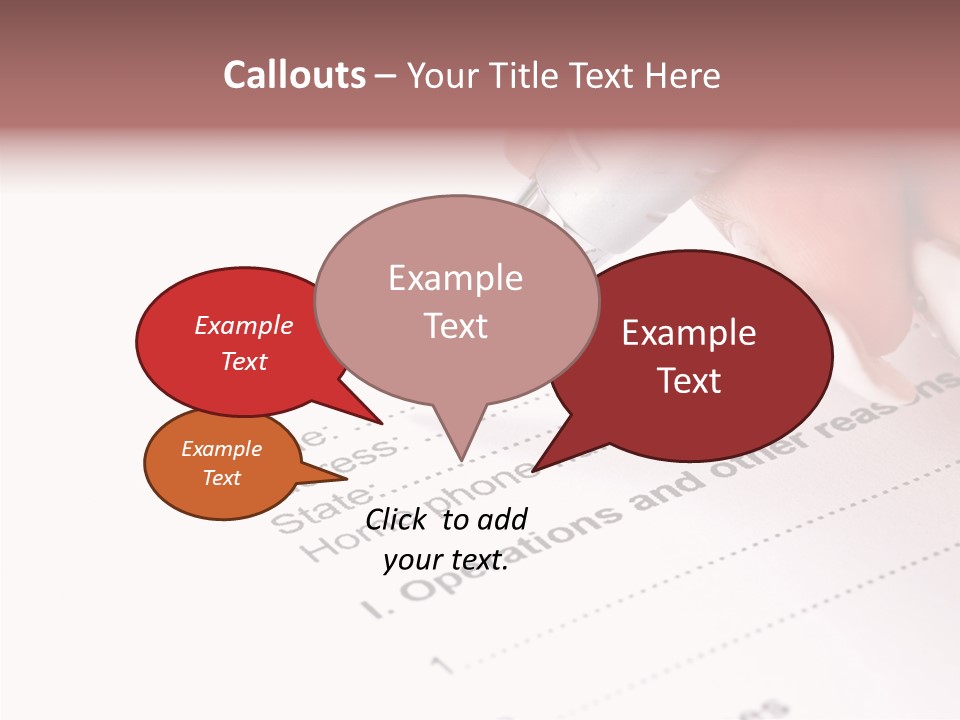 Data Form Occupation PowerPoint Template