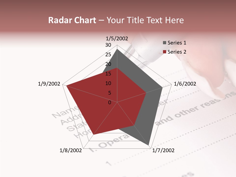 Data Form Occupation PowerPoint Template