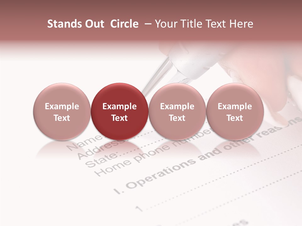 Data Form Occupation PowerPoint Template