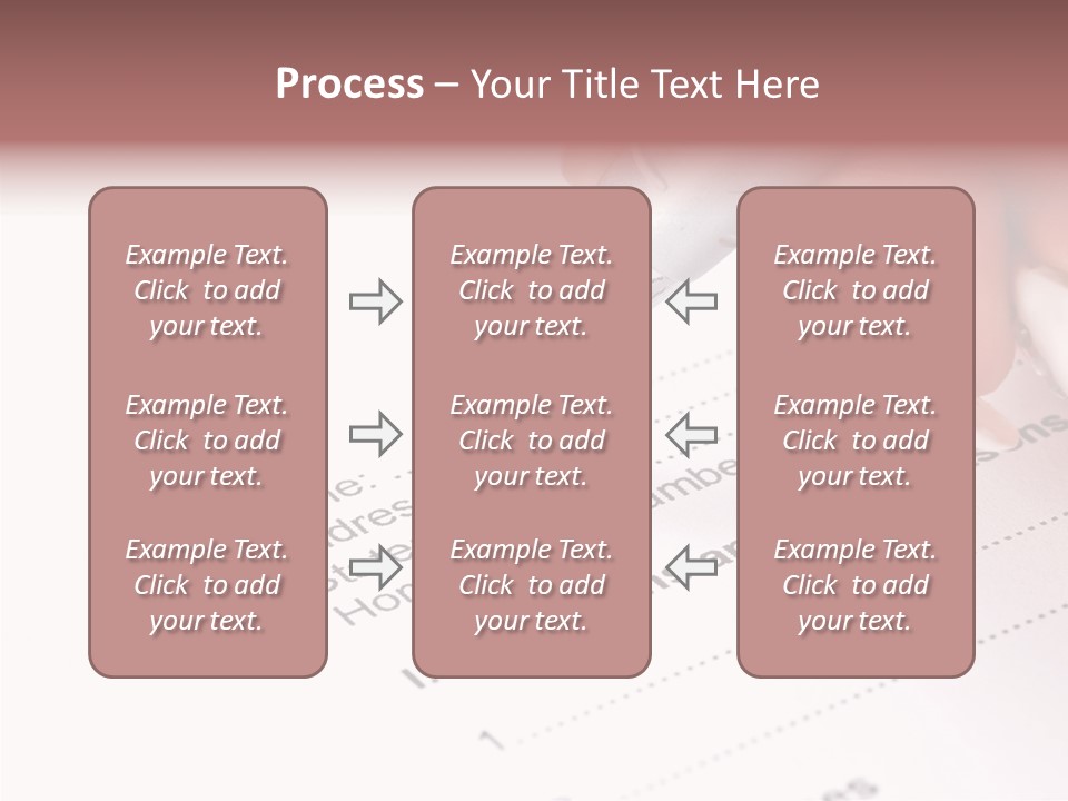 Data Form Occupation PowerPoint Template