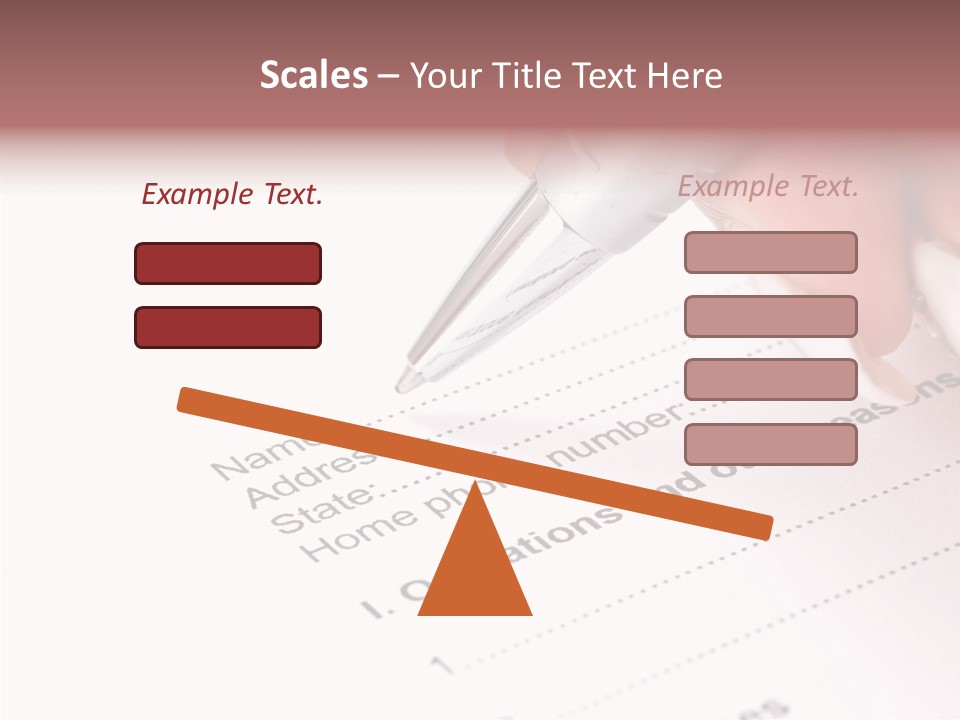 Data Form Occupation PowerPoint Template