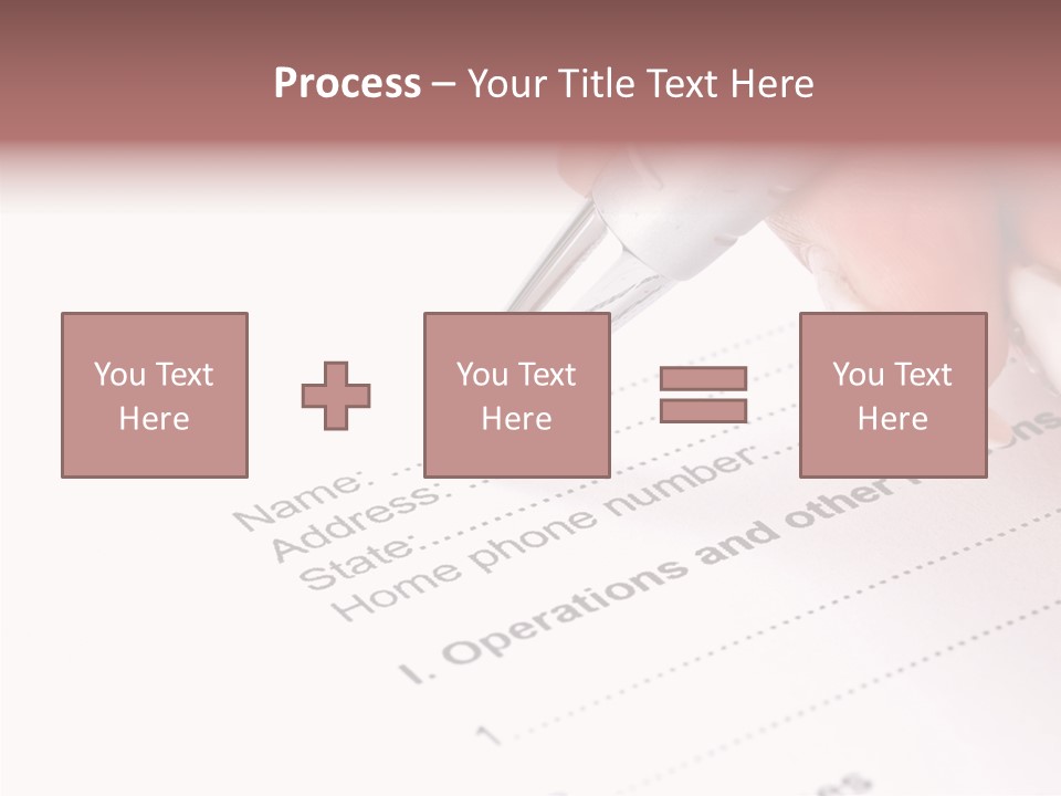 Data Form Occupation PowerPoint Template