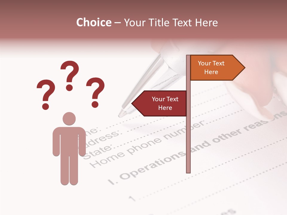 Data Form Occupation PowerPoint Template